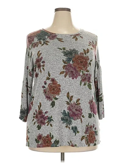Pre-owned Torrid Pullover Sweater In Gray