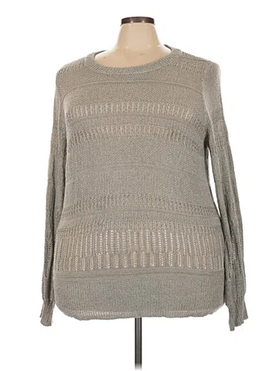 Pre-owned Torrid Pullover Sweater In Gray