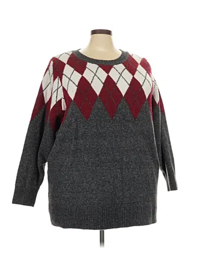 Pre-owned Torrid Pullover Sweater In Gray