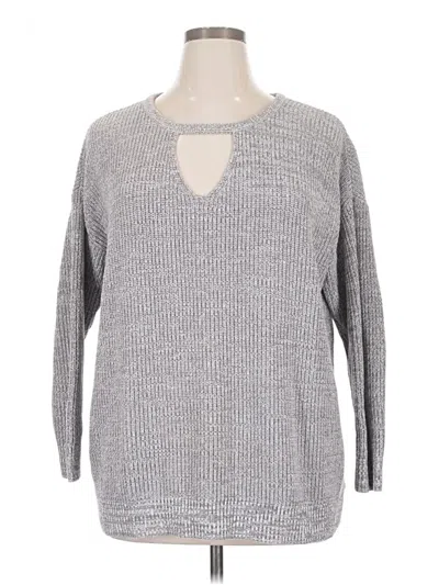 Pre-owned Torrid Pullover Sweater In Gray