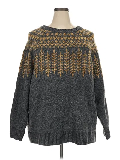 Pre-owned Torrid Pullover Sweater In Gray