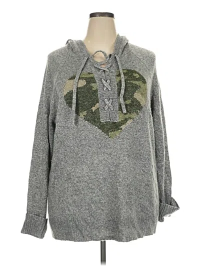 Pre-owned Torrid Pullover Sweater In Gray