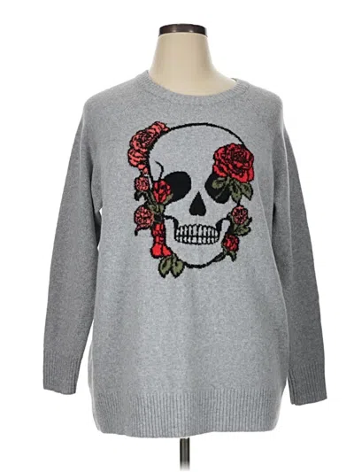 Pre-owned Torrid Pullover Sweater In Gray