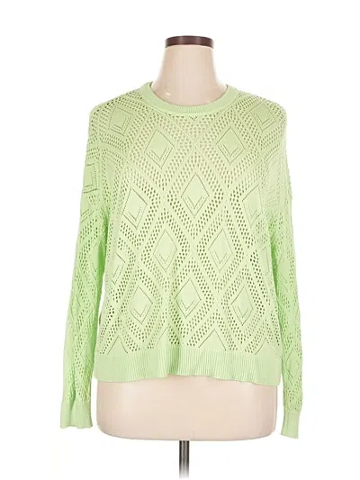 Pre-owned Torrid Pullover Sweater In Green