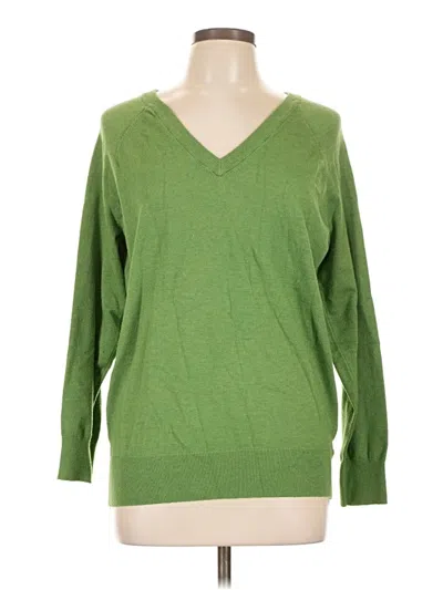 Pre-owned Torrid Pullover Sweater In Green
