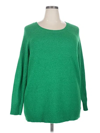 Pre-owned Torrid Pullover Sweater In Green