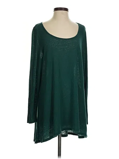 Pre-owned Torrid Pullover Sweater In Green