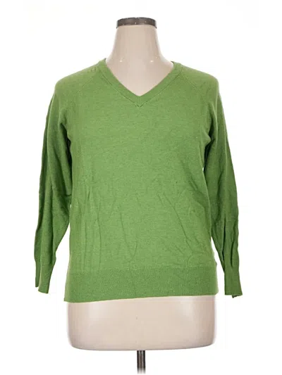 Pre-owned Torrid Pullover Sweater In Green