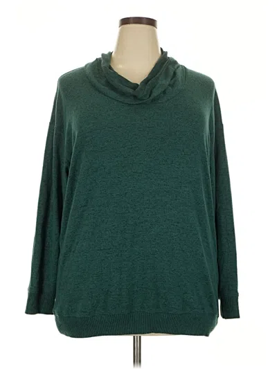 Pre-owned Torrid Pullover Sweater In Green