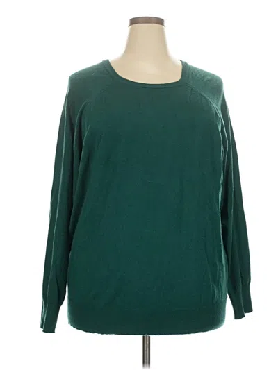 Pre-owned Torrid Pullover Sweater In Green