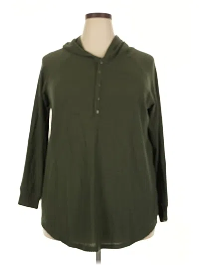 Pre-owned Torrid Pullover Sweater In Green