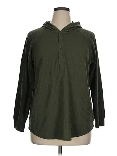 Pre-owned Torrid Pullover Sweater In Green
