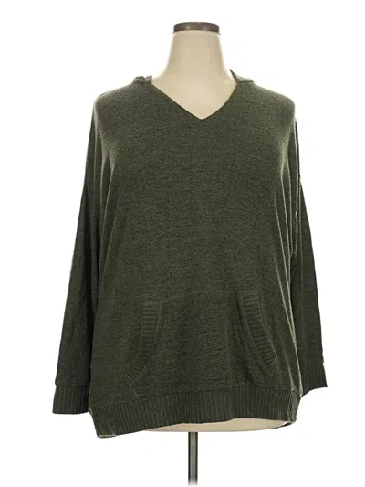 Pre-owned Torrid Pullover Sweater In Green