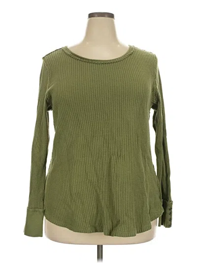 Pre-owned Torrid Pullover Sweater In Green