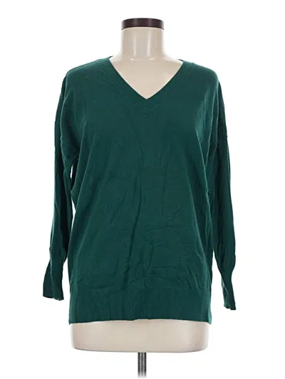 Pre-owned Torrid Pullover Sweater In Green