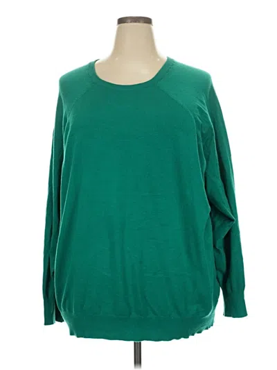 Pre-owned Torrid Pullover Sweater In Green