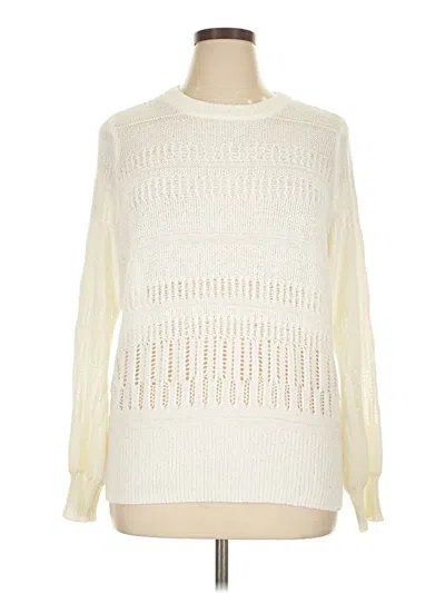 Pre-owned Torrid Pullover Sweater In Ivory