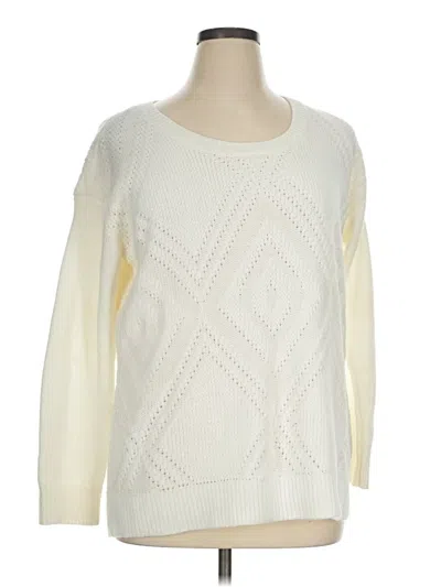Pre-owned Torrid Pullover Sweater In Ivory