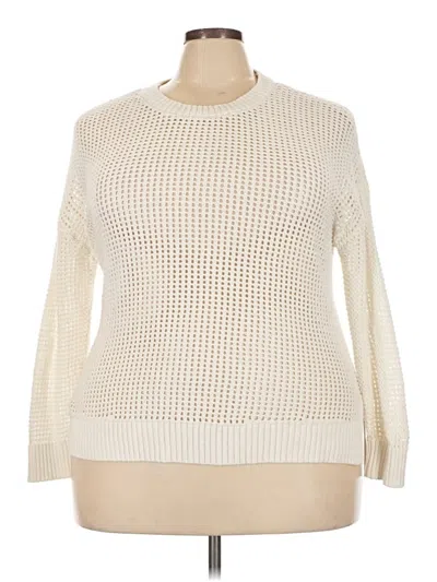 Pre-owned Torrid Pullover Sweater In Ivory