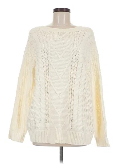 Pre-owned Torrid Pullover Sweater In Ivory