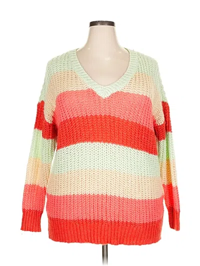 Pre-owned Torrid Pullover Sweater In Orange