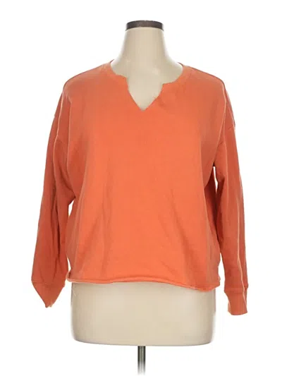 Pre-owned Torrid Pullover Sweater In Orange