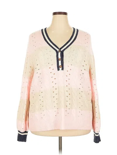 Pre-owned Torrid Pullover Sweater In Pink