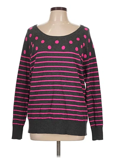 Pre-owned Torrid Pullover Sweater In Pink