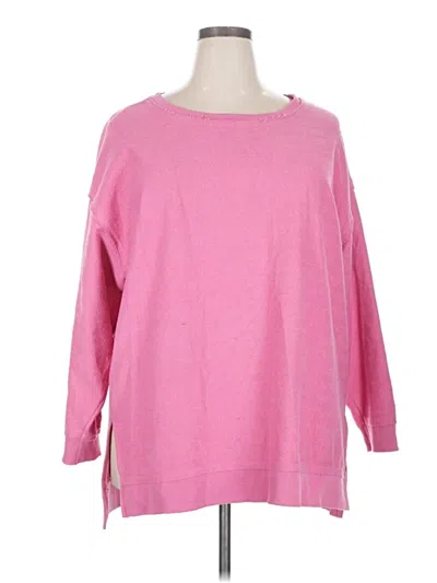 Pre-owned Torrid Pullover Sweater In Pink