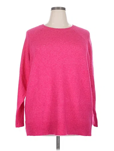Pre-owned Torrid Pullover Sweater In Pink