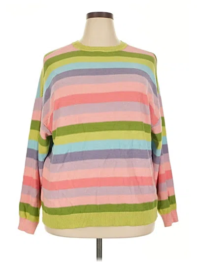 Pre-owned Torrid Pullover Sweater In Pink