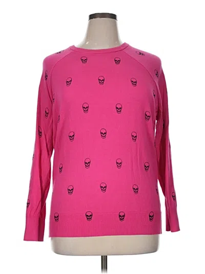 Pre-owned Torrid Pullover Sweater In Pink