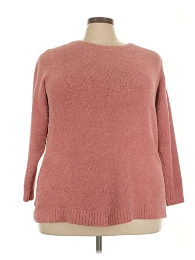 Pre-owned Torrid Pullover Sweater In Pink