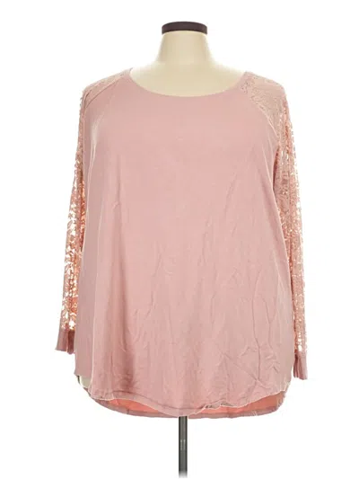 Pre-owned Torrid Pullover Sweater In Pink