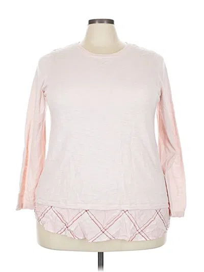 Pre-owned Torrid Pullover Sweater In Pink