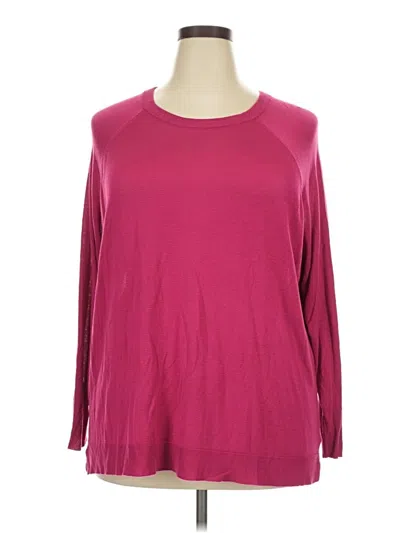 Pre-owned Torrid Pullover Sweater In Pink