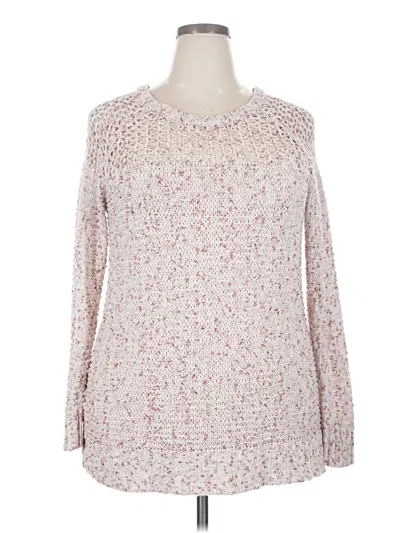 Pre-owned Torrid Pullover Sweater In Pink
