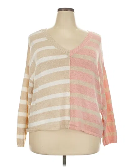 Pre-owned Torrid Pullover Sweater In Pink