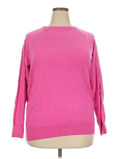 Pre-owned Torrid Pullover Sweater In Pink