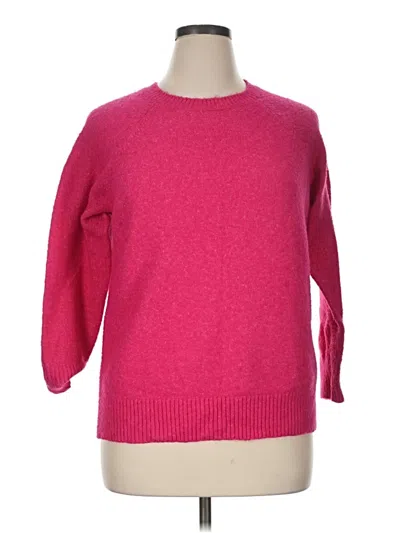 Pre-owned Torrid Pullover Sweater In Pink