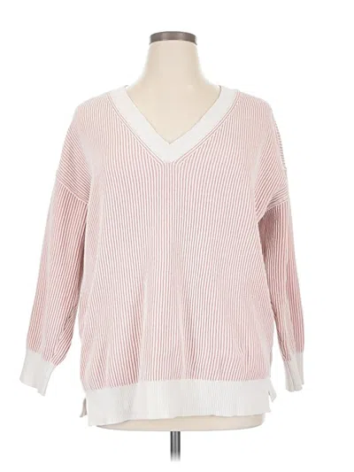 Pre-owned Torrid Pullover Sweater In Pink