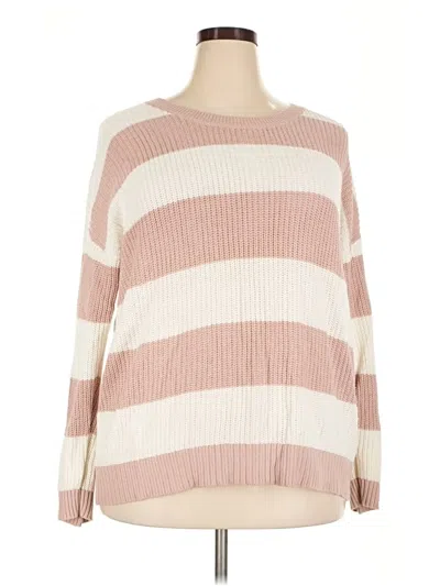 Pre-owned Torrid Pullover Sweater In Pink