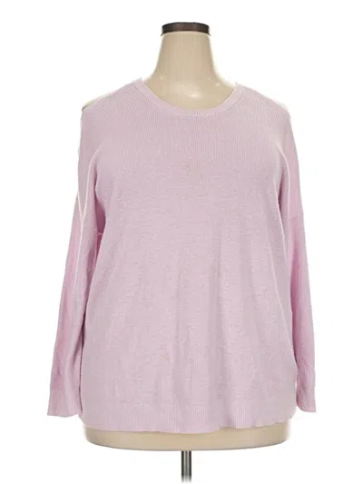 Pre-owned Torrid Pullover Sweater In Pink