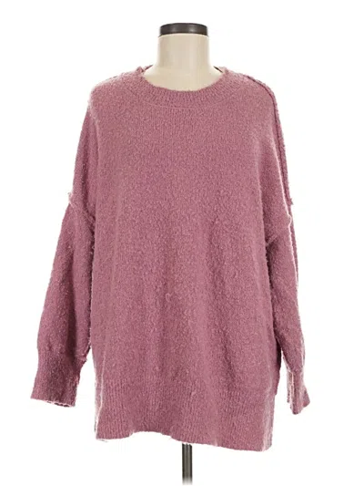 Pre-owned Torrid Pullover Sweater In Pink
