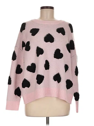 Pre-owned Torrid Pullover Sweater In Pink