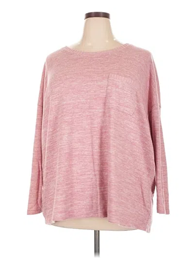 Pre-owned Torrid Pullover Sweater In Pink