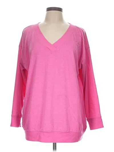Pre-owned Torrid Pullover Sweater In Pink