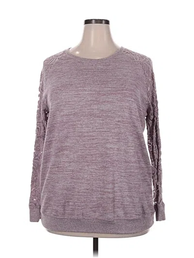 Pre-owned Torrid Pullover Sweater In Purple
