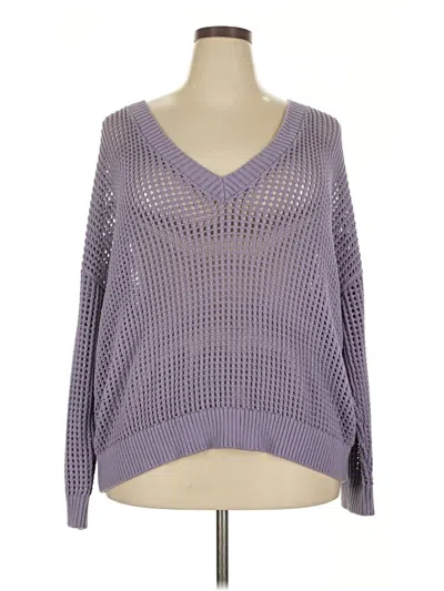Pre-owned Torrid Pullover Sweater In Purple