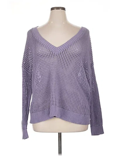 Pre-owned Torrid Pullover Sweater In Purple
